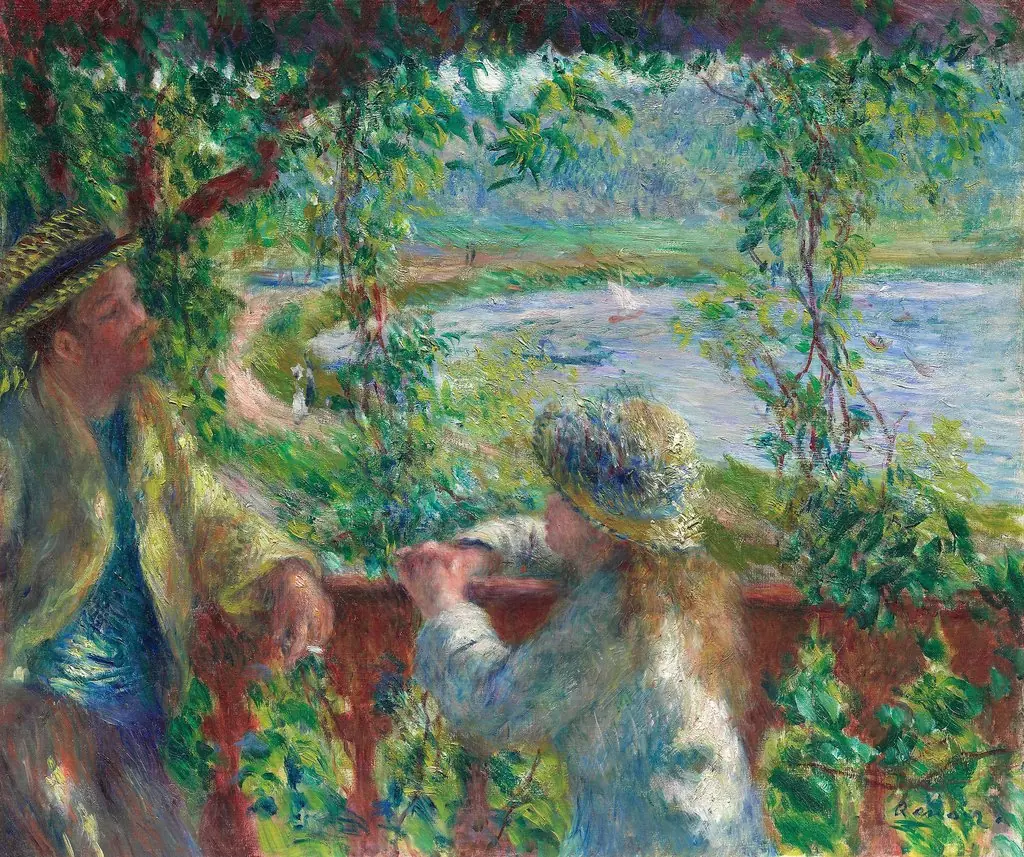 Near the Lake, by Auguste Renoir