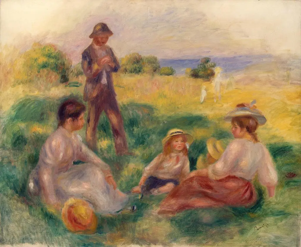 Party in the Country at Berneval, by Auguste Renoir