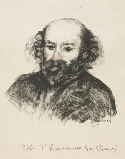 Paul Cézanne, by Auguste Renoir