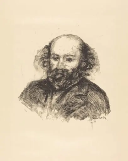 Paul Cezanne, by Auguste Renoir