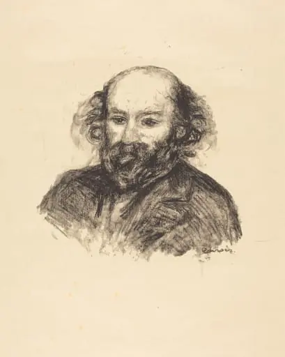 Paul Cezanne, by Auguste Renoir