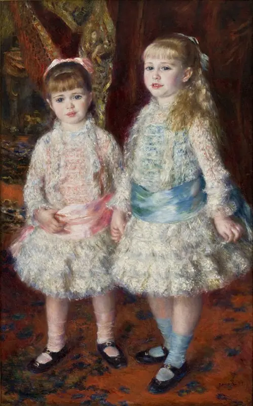 Pink and Blue, by Auguste Renoir