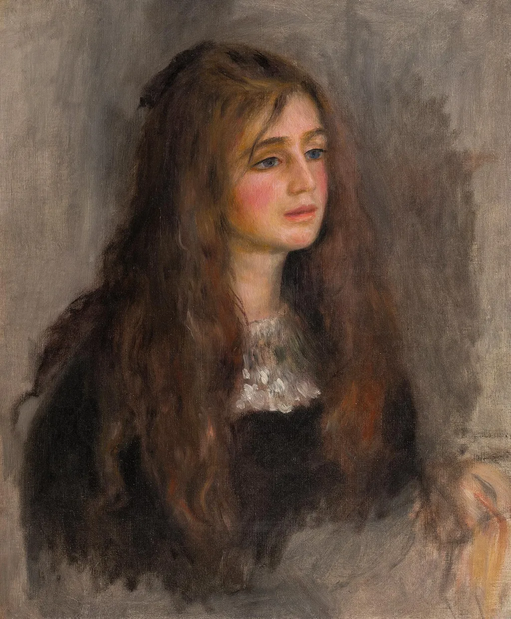 Portrait de Julie Manet, by Auguste Renoir, oil, 1898