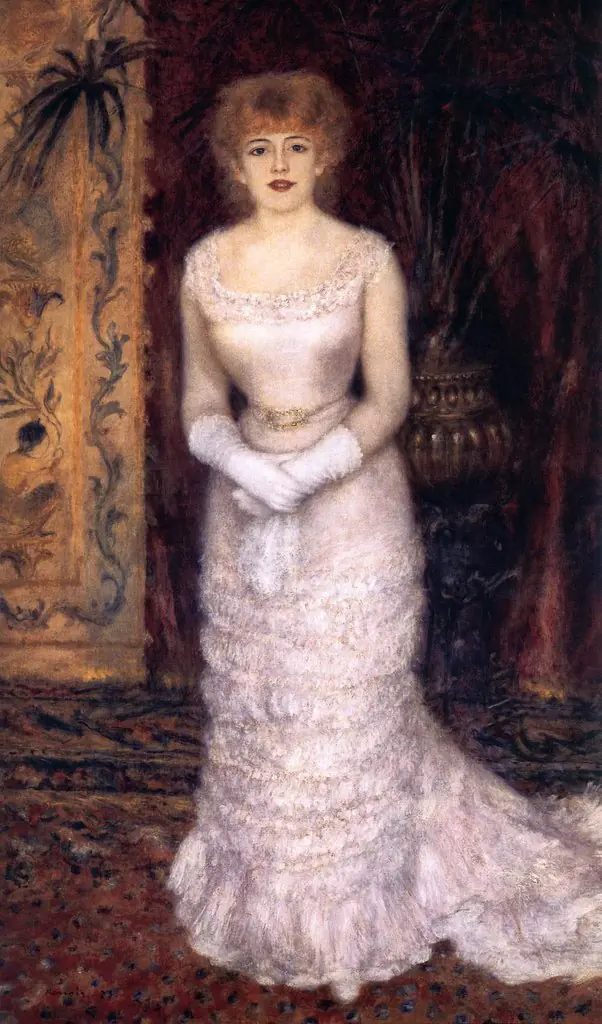 Portrait of Jeanna Samary, by Auguste Renoir
