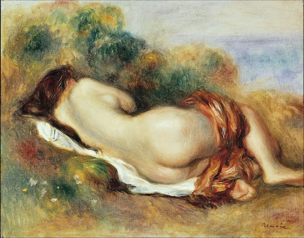 Reclining Nude, by Auguste Renoir