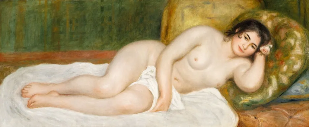 Reclining Nude (Gabrielle), by Auguste Renoir, oil, 1903