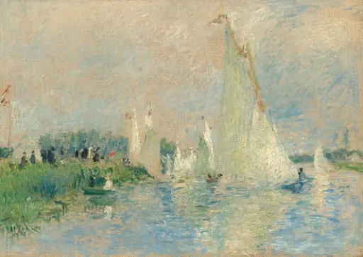 Regatta at Argenteuil, by Auguste Renoir