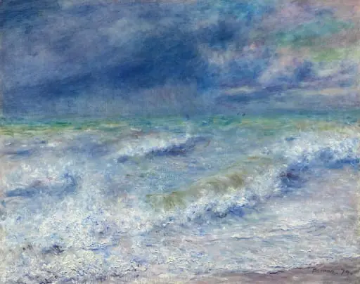 Seascape, by Auguste Renoir