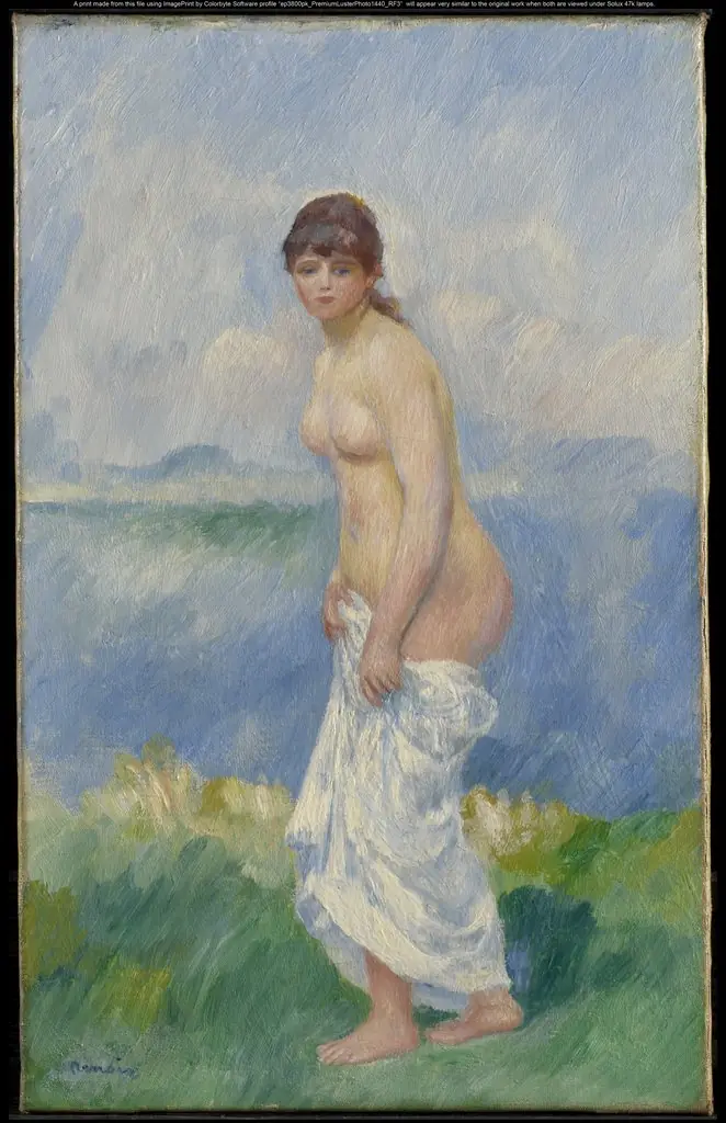 Standing Bather, by Auguste Renoir