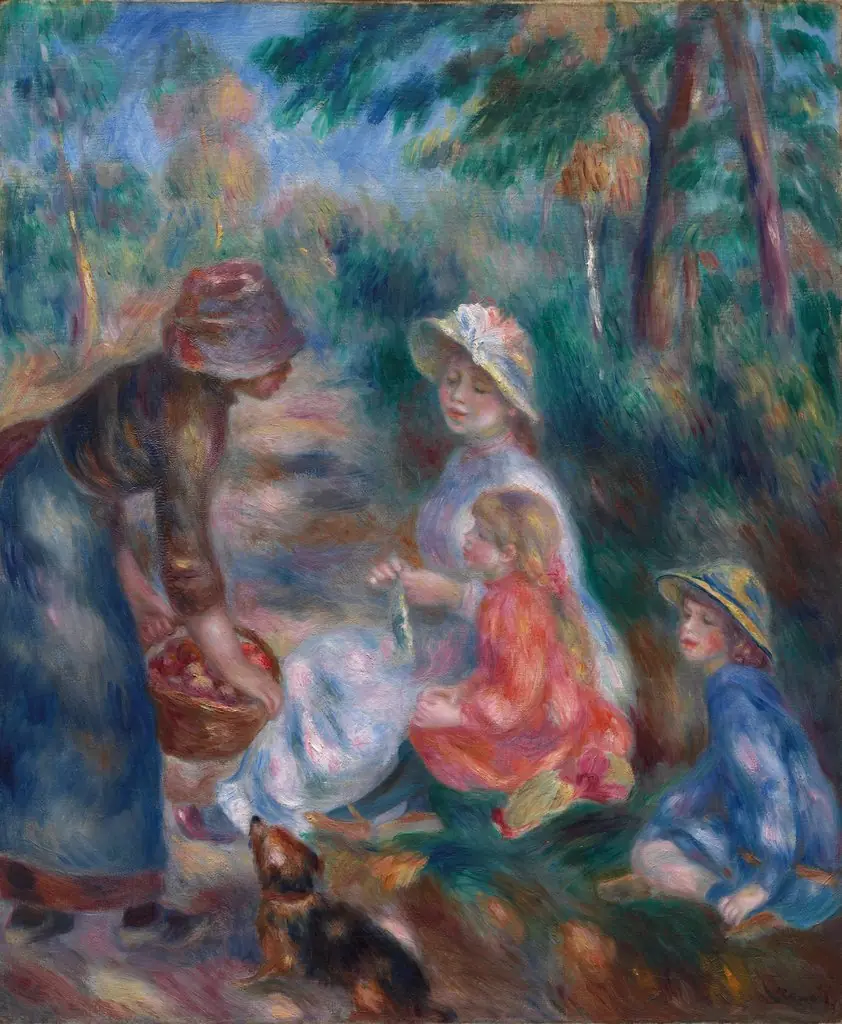 The Apple Seller, by Auguste Renoir