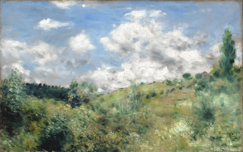 The Gust of Wind, by Auguste Renoir