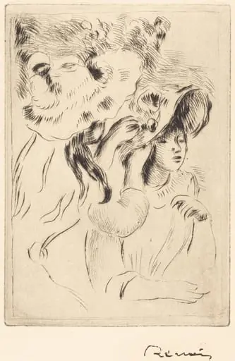 The Hat Pin (Le chapeau epingle), by Auguste Renoir