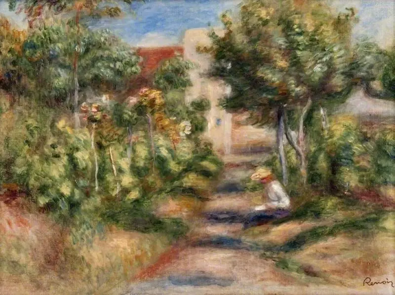 The Painter's Garden, by Auguste Renoir