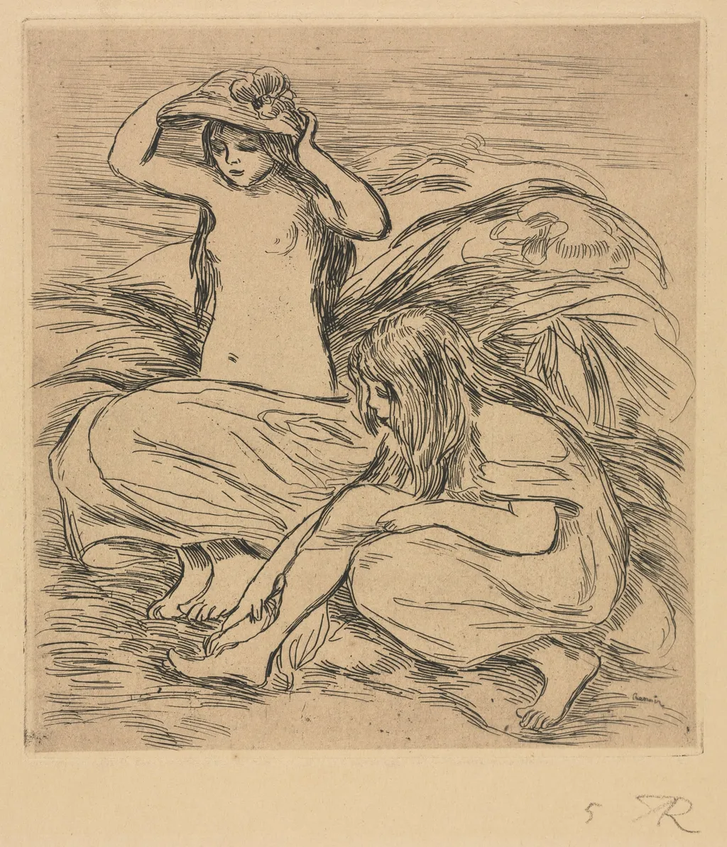 The Two Bathers, by Auguste Renoir, 1895