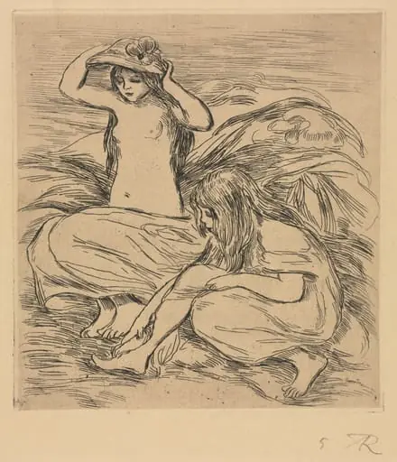 The Two Bathers, by Auguste Renoir