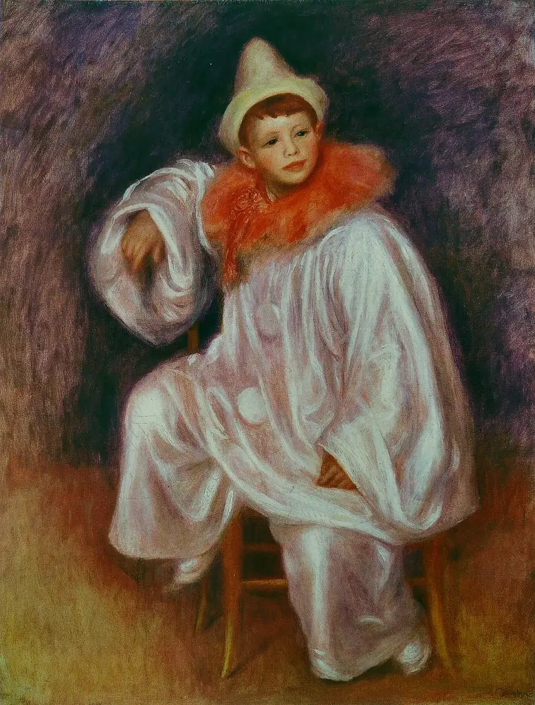 The White Pierrot, by Auguste Renoir