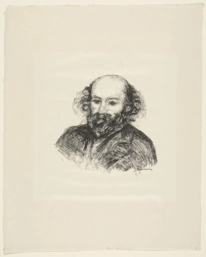 Untitled, by Auguste Renoir, ink, 1902