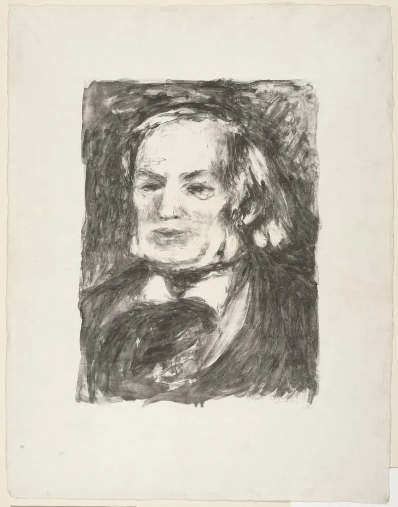 Untitled, by Auguste Renoir, ink, 1900
