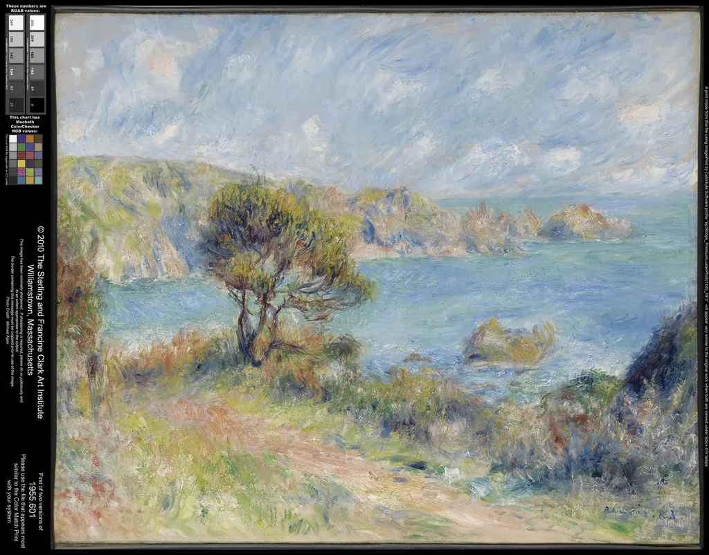 View at Guernsey, by Auguste Renoir, oil, 1892