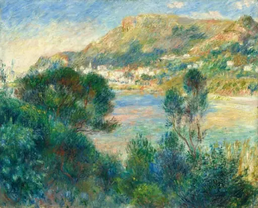 View of Monte Carlo from Cap Martin, by Auguste Renoir