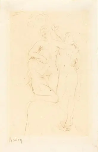 Ames du Purgatoire, by Auguste Rodin