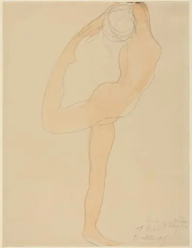 Dancing Figure, by Auguste Rodin