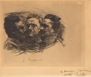 Henri Becque, by Auguste Rodin, 1885