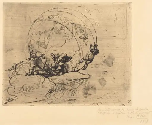 Les Amours Conduisant le Monde (Love Turning the World), by Auguste Rodin