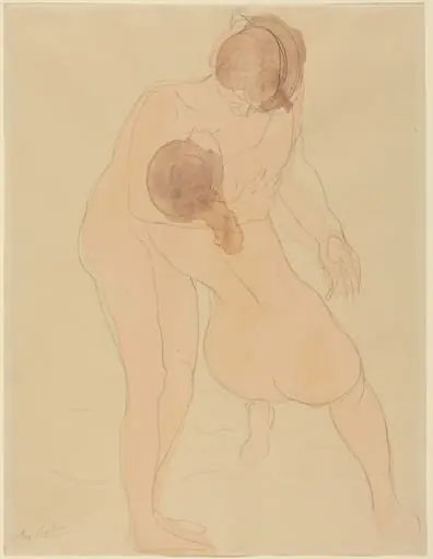 Two Figures, by Auguste Rodin
