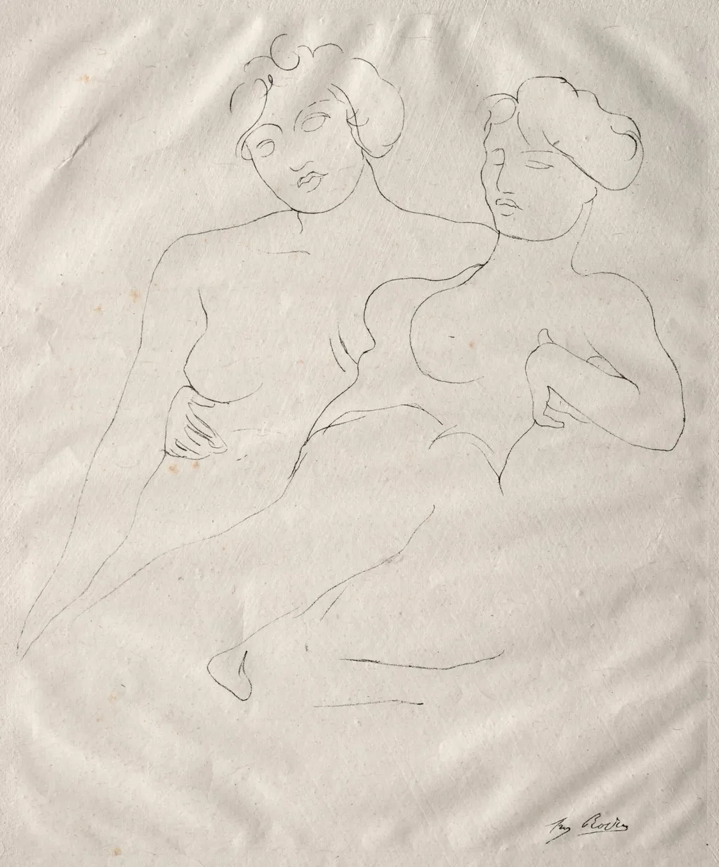 Two Figures, by Auguste Rodin, 1887