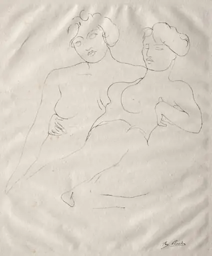 Two Figures, by Auguste Rodin