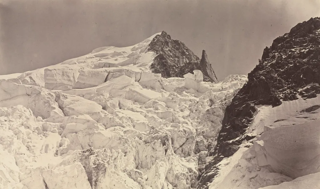Mount Maudit, Savoy, by Auguste-Rosalie Bisson, 1860