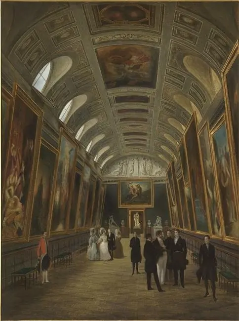 Louis-Philippe visiting the Luxembourg Museum