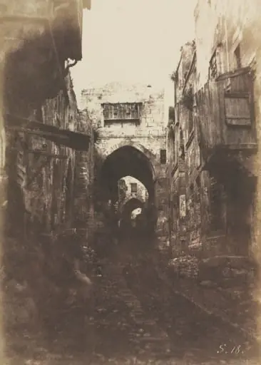 Street in the Arab Quarter, Jerusalem, by Auguste Salzmann
