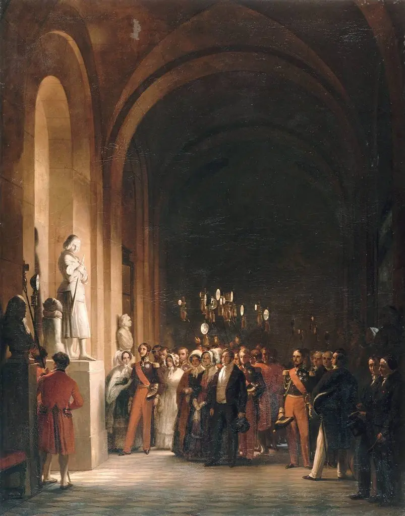 Louis-Philippe and the royal family visit the Historic Galleries of Versailles