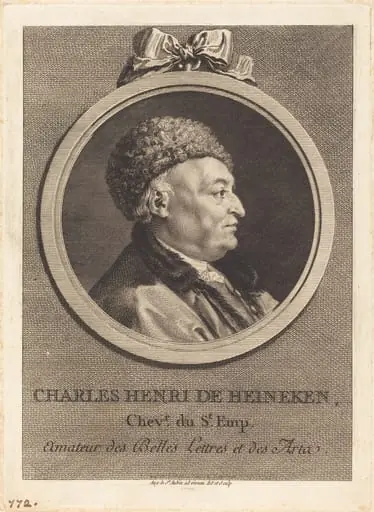 Charles Henri de Heineken, by Augustin de Saint-Aubin