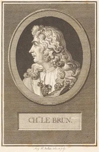 Charles Le Brun, by Augustin de Saint-Aubin