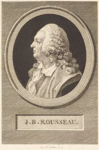 Jean-Baptiste Rousseau, by Augustin de Saint-Aubin