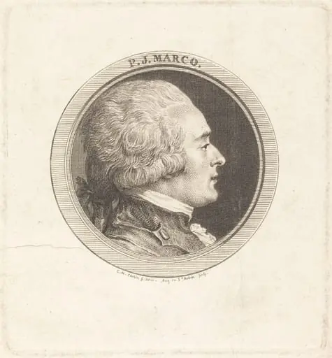 P.J. Marco, by Augustin de Saint-Aubin