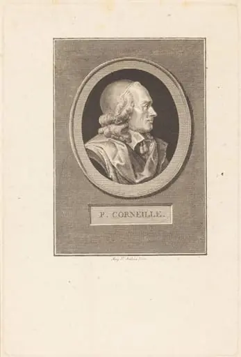 Pierre Corneille, by Augustin de Saint-Aubin