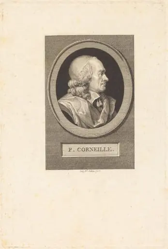 Pierre Corneille, by Augustin de Saint-Aubin
