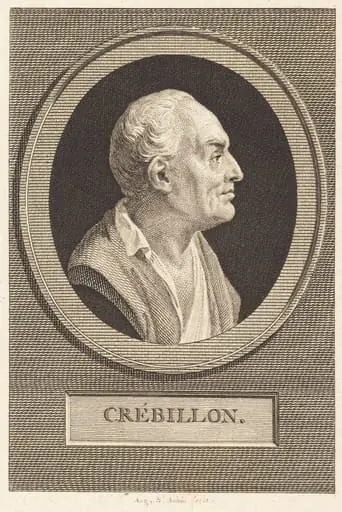 Prosper Jolyot de Crebillon, by Augustin de Saint-Aubin
