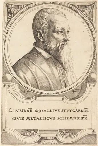 Conrad Schall, by Augustin Hirschvogel