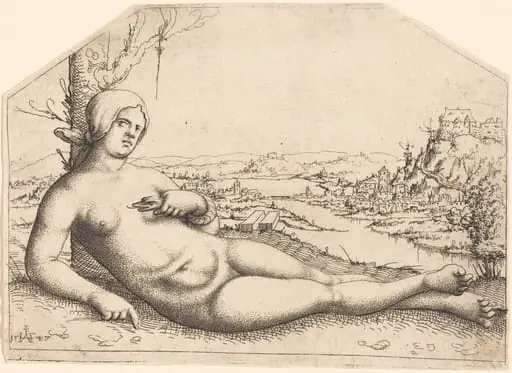Death of Cleopatra, by Augustin Hirschvogel