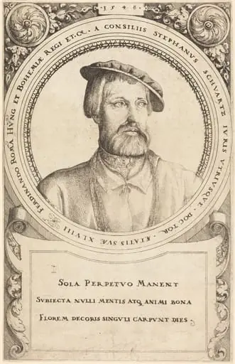Doctor Stephen Schwartz, by Augustin Hirschvogel