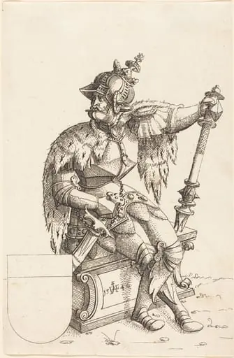 Emperor Charles V, by Augustin Hirschvogel