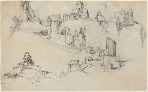 Hilltop Castles, by Augustin Hirschvogel