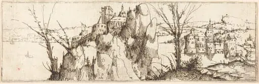 Landscape with a Lake, by Augustin Hirschvogel