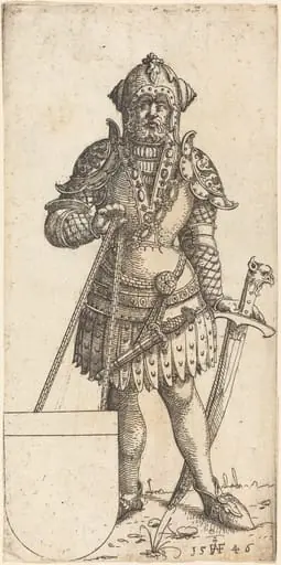 Ludwig II, King of Hungary, by Augustin Hirschvogel