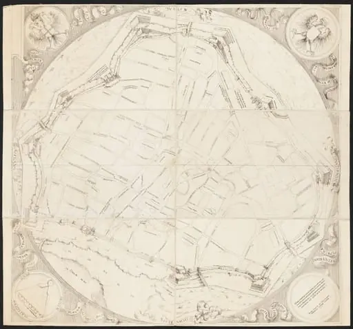 Map of Vienna, by Augustin Hirschvogel